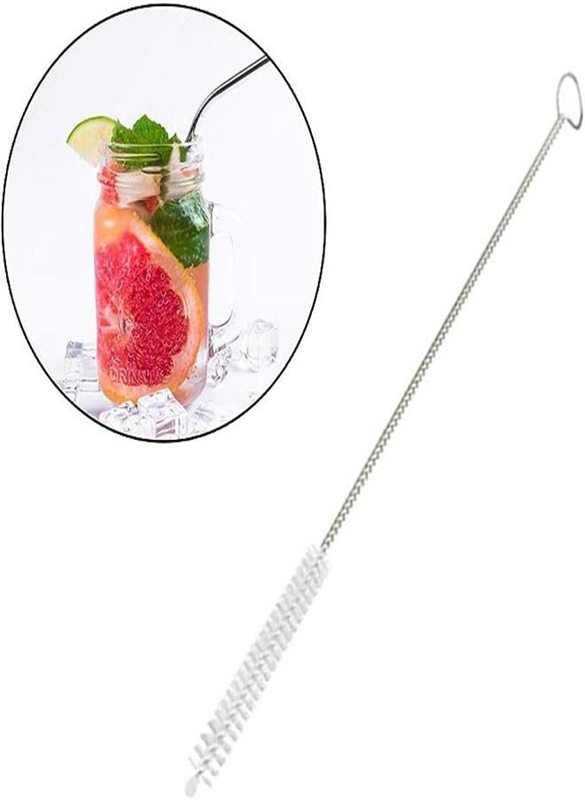 Goolsky - Goolsky Tube and Straw Brush Stainless Steel Bottle Straws Cleaning Brushes Baby Cup Nylon Brush - Image 1