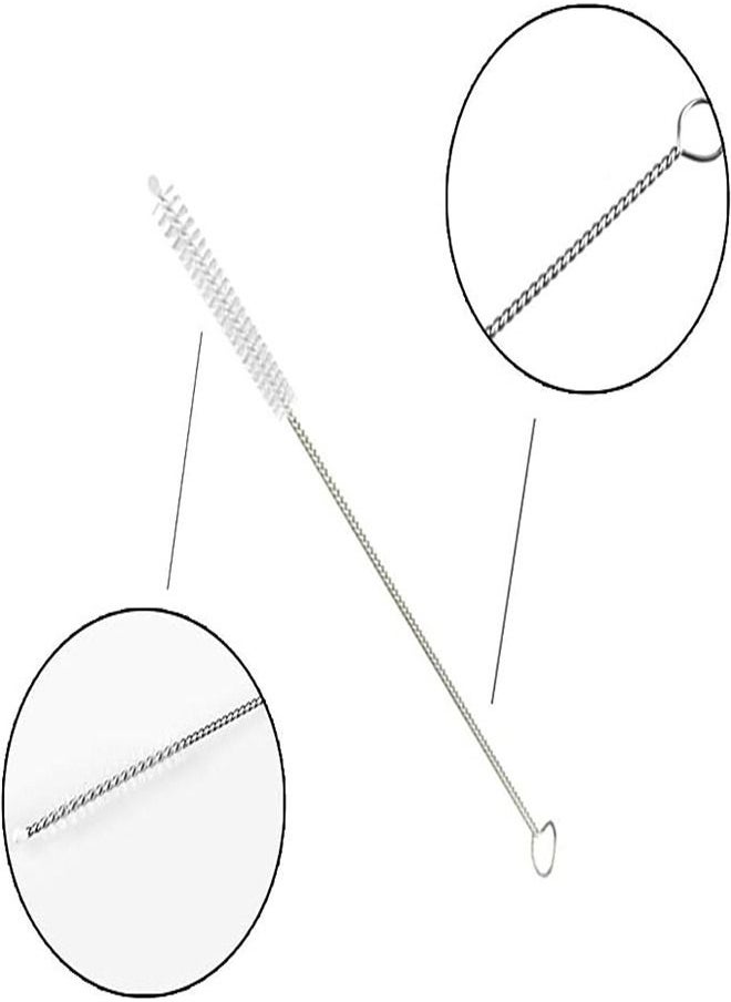 Goolsky - Goolsky Tube and Straw Brush Stainless Steel Bottle Straws Cleaning Brushes Baby Cup Nylon Brush - Image 1