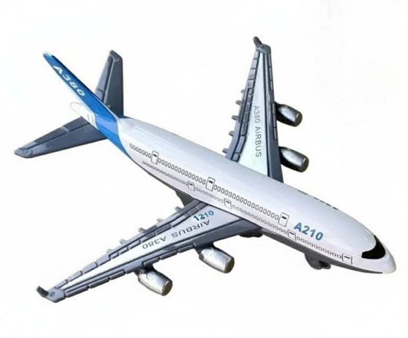 Blinkids Toys Die Cast Metal Airplane Toy, Miniature Plane Metal Pull Back Airpalne Jets Action, Diecast Air Plane Collectible Airpalne Models | Pull Back Alloy Kids Airplanes 2+yrs Boys and Girls - Image 1
