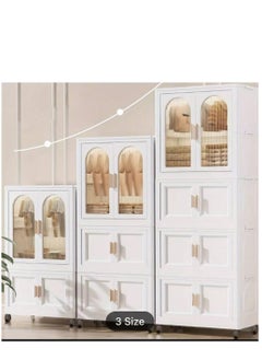 Plastic Cupboard with 4 Tiers for Efficient Storage Wardrobe Clothes Organizer Versatile Plastic Cabinet for Wardrobe Storage Clothes Almirah with Cabinet and Rack for Storage Multi function. - pzsku/Z5034A66CC987F4F750B6Z/45/_/1704381741/882ed157-daef-4d6a-9f7e-6b57682d66c5