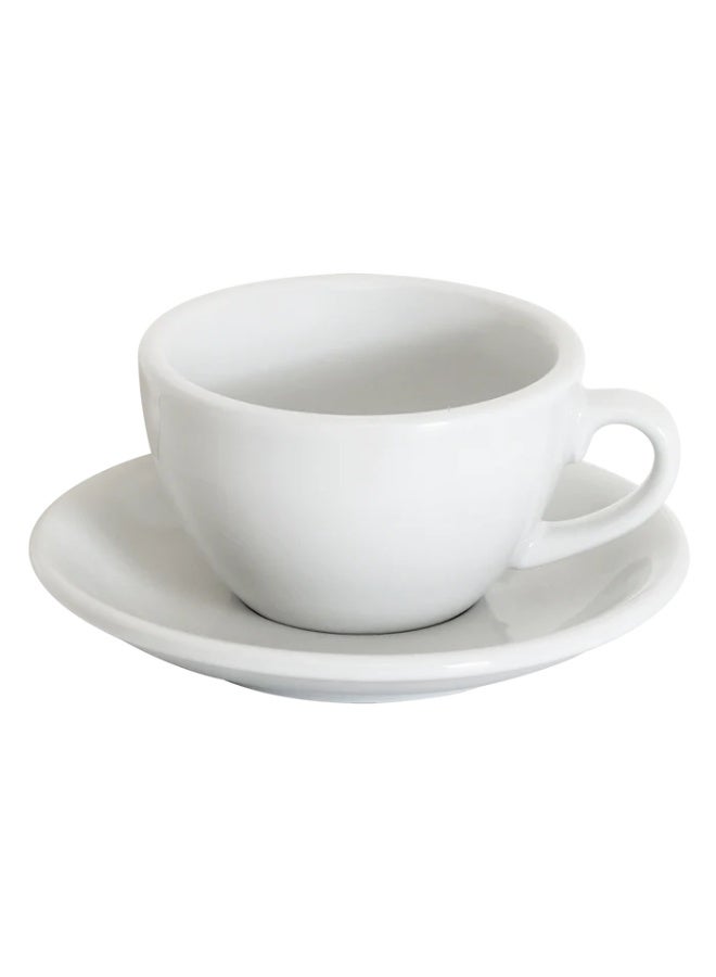 Loveramics Egg 250ml Porcelain Cappuccino Cup And Saucer White