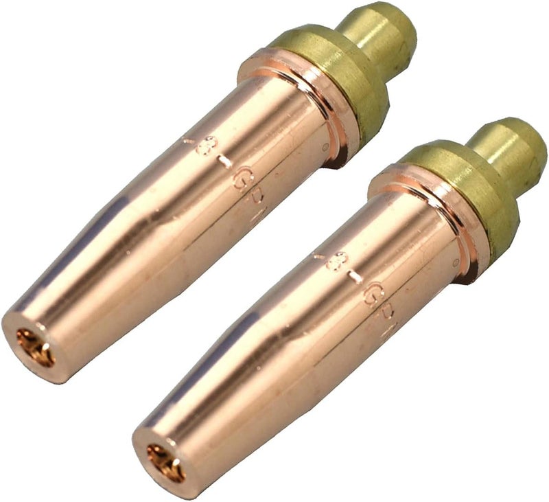 RIVERWELD رؤوس قطع الغاز الطبيعي البروبان 3-GPN حجم 4 و 4-3-GPN تناسب شعلة قطع الأكسجين من نوع فيكتور مصنوعة من النحاس PK2 - Image 1