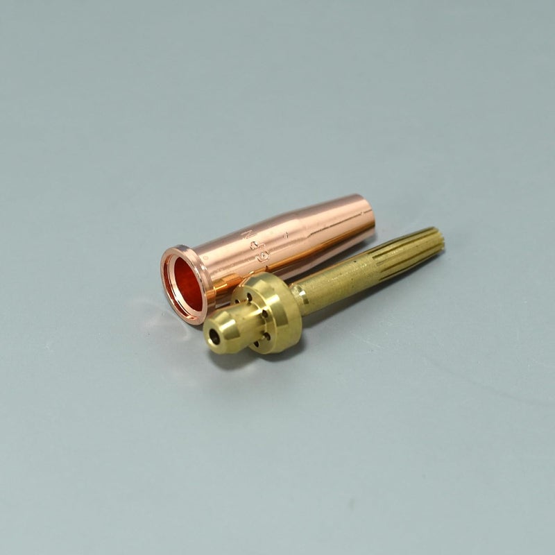RIVERWELD رؤوس قطع الغاز الطبيعي البروبان 3-GPN حجم 4 و 4-3-GPN تناسب شعلة قطع الأكسجين من نوع فيكتور مصنوعة من النحاس PK2 - Image 4