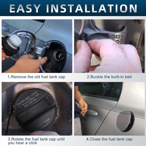 AUTOBABA Fuel Tank Cap Gas Cap Compatible with Nissan 2013-2018 Altima, 2012-2019 Frontier, 2015-2020 Murano, 2013-2019 Pathfinder, 2012-2019 Versa, Infiniti JX35 QX60 Replace# 17251-3JA0A, 17251-9BD0E - Image 5