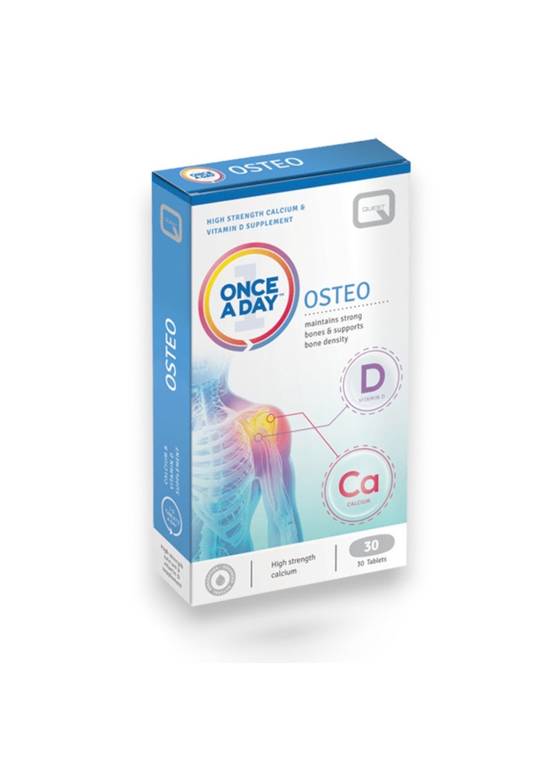Quest Osteo Vitamin D Calcium Amino Acid, 30 Tablets 