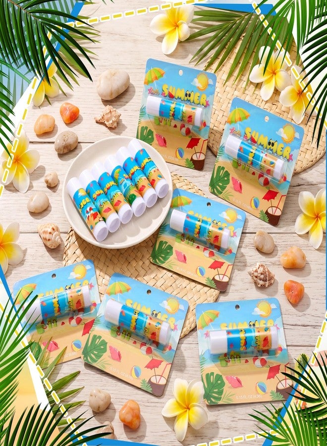 Demissle 24 Pack Summer Spf 30 Lip Balm Party Favors, Beach Pool Birthday Goodie Bag Stuffers Coconut Sunscreen Lip Balm Bulk for Summer Travel and Outdoor Back to School Teacher Classroom Gifts - Image 4