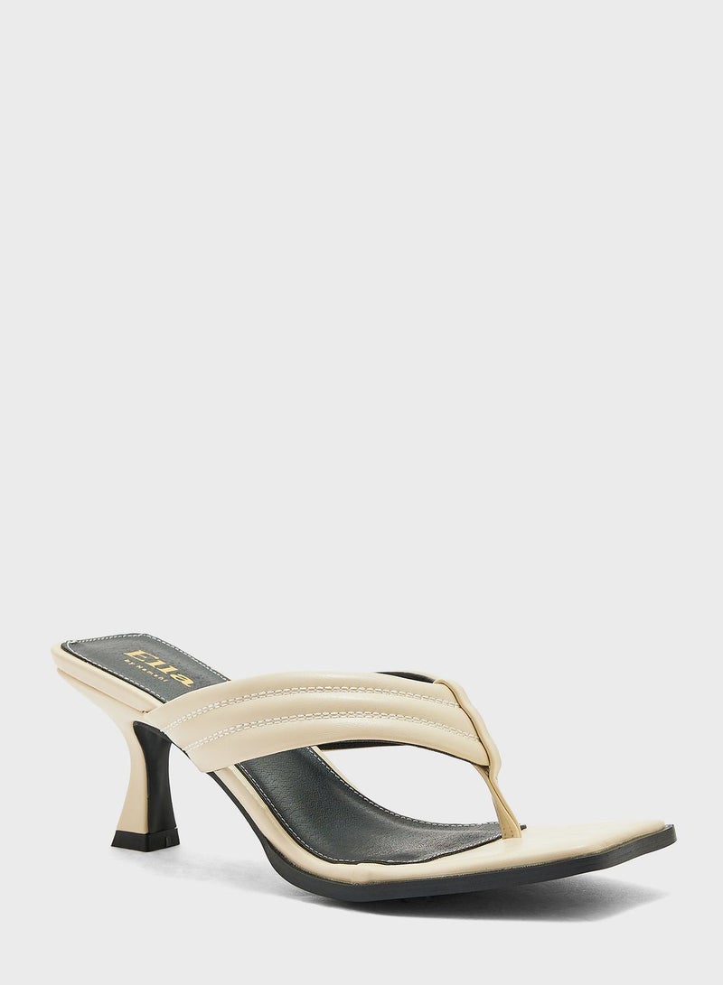 ELLA Mid Heel Thong Mule - Image 2
