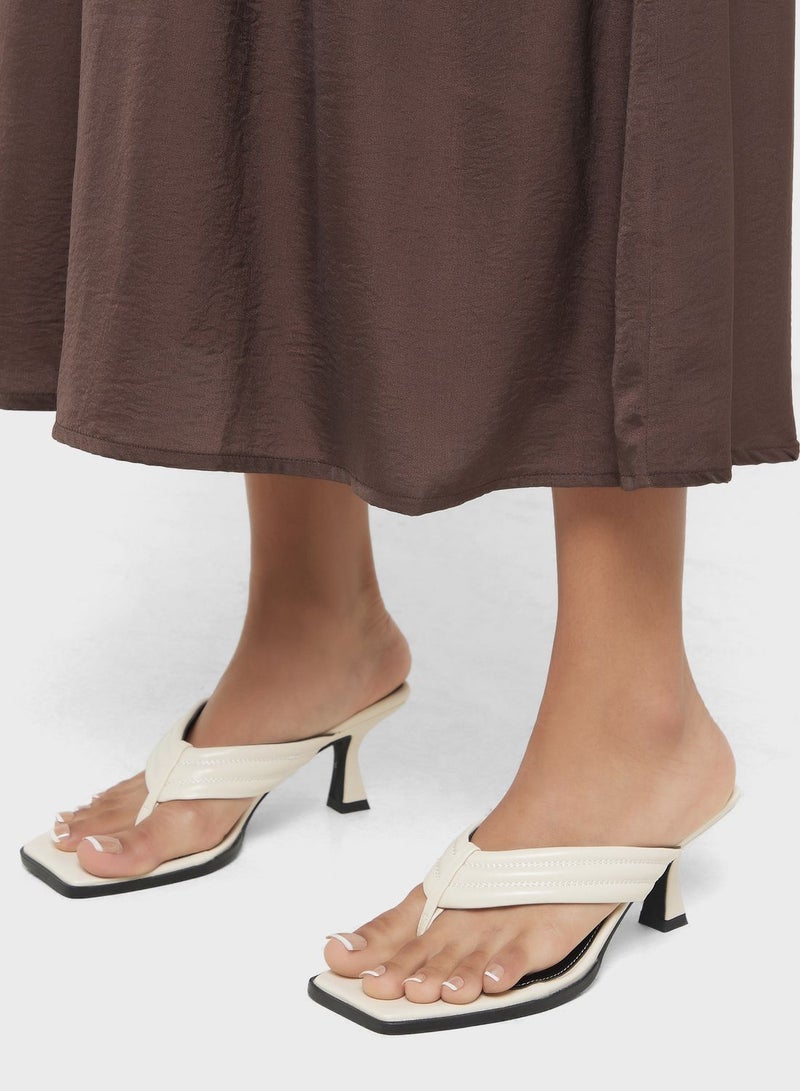 ELLA Mid Heel Thong Mule - Image 5