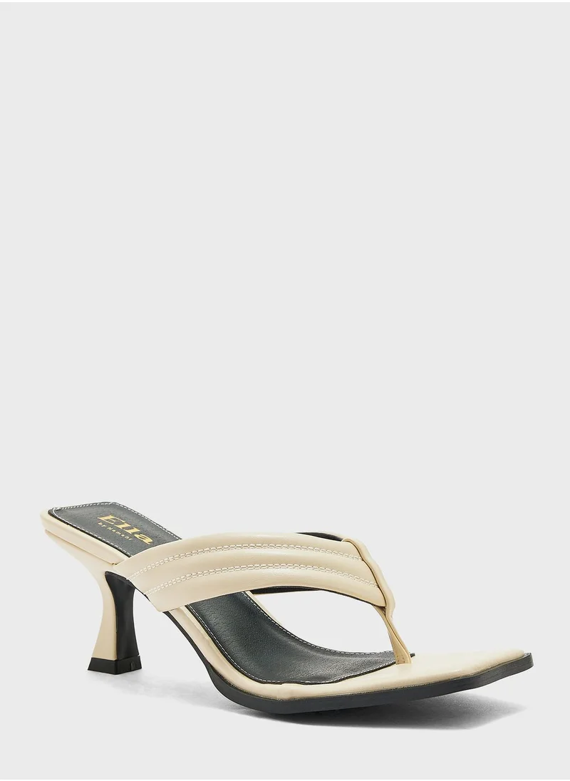 ايلا Mid Heel Thong Mule