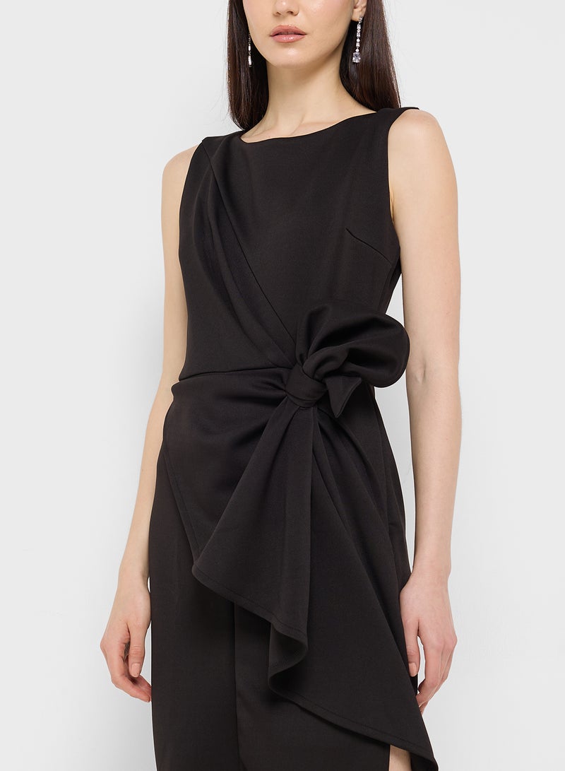 Ginger Knotted Sleeveless Dress - Image 3
