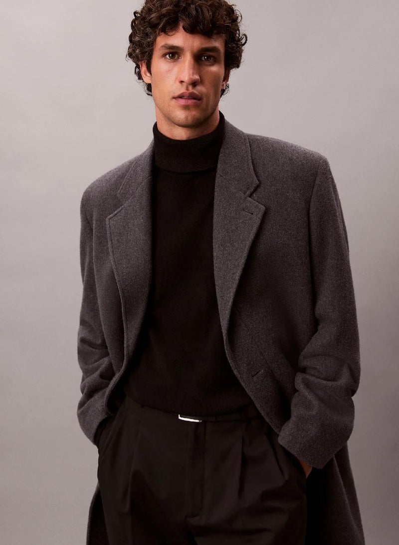 CALVIN KLEIN Merino Wool Turtle Neck Jumper - Image 5