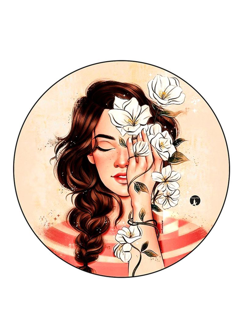 RKN Girl Printed Fridge Magnet  Multicolour - Image 1