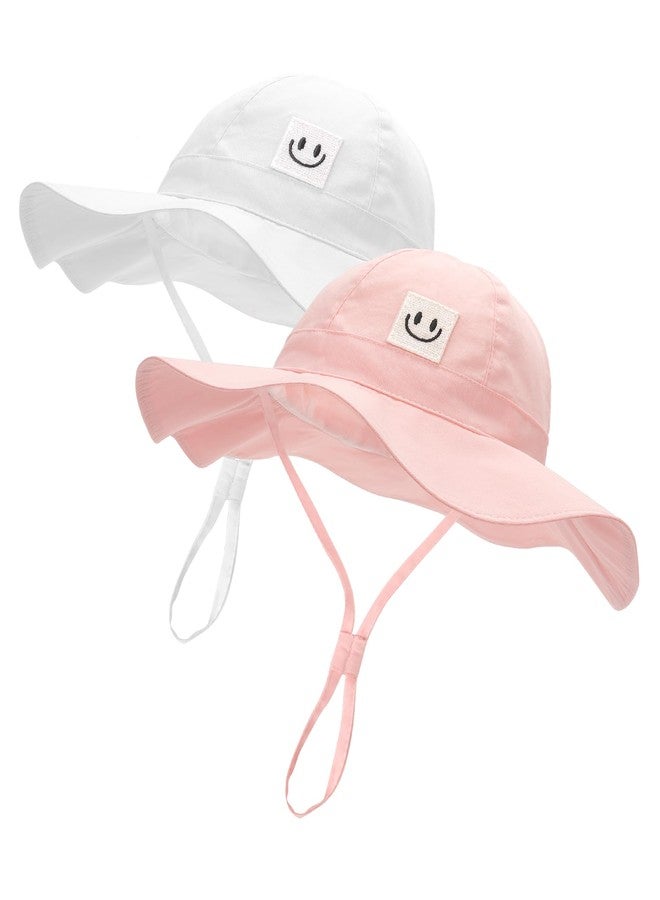 FURTALK Baby Girl Sun Hat Toddler Beach Hats UPF 52+ Wide Brim Bucket Summer Hat - Image 1