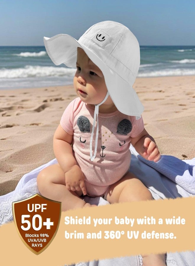 FURTALK Baby Girl Sun Hat Toddler Beach Hats UPF 52+ Wide Brim Bucket Summer Hat - Image 2
