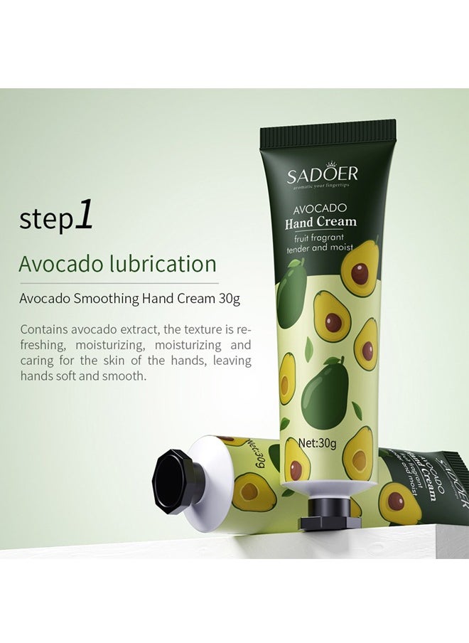 SADOER ﻿ 5 Pack Hand Cream Gifts Set For Women,Hand Lotion Travel Size in Bulk For Dry Cracked Hands,Mini Hand Lotion For Festival Gift,Natural Plant Fragrance Mini Hand Lotion Moisturizing Hand Care Cream  - Image 2