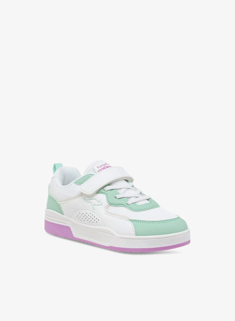 kangaROOS Boys' Colourblock Sneakers with Hook and Loop Closure