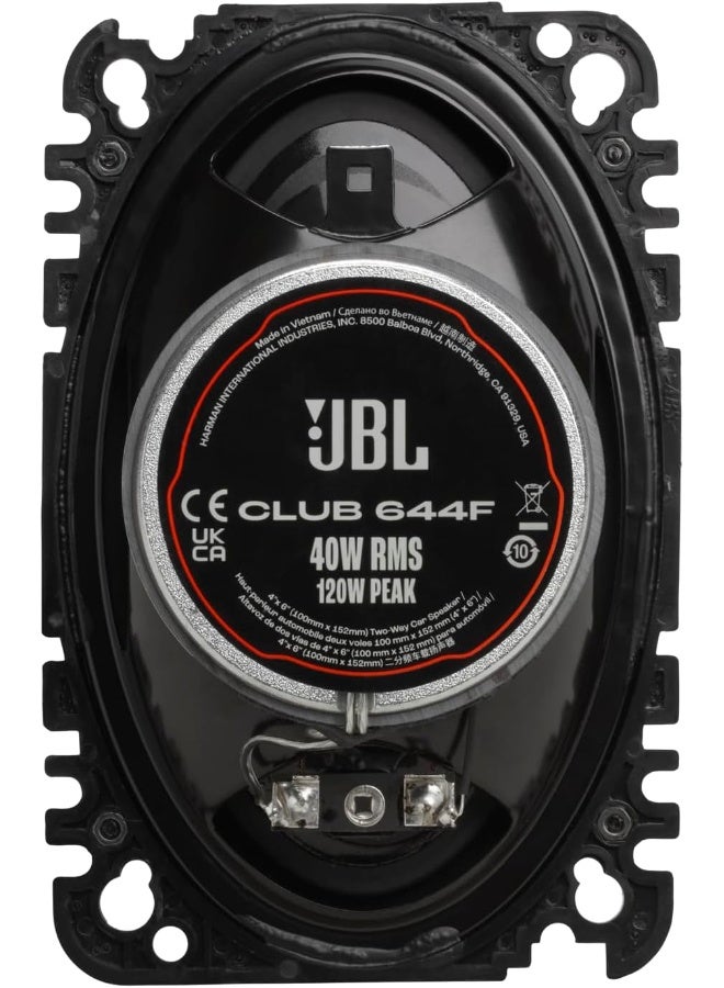 JBL Club 644F - سماعة سيارة ثنائية الاتجاه 4" × 6" (100 مم × 152 مم) - Image 3