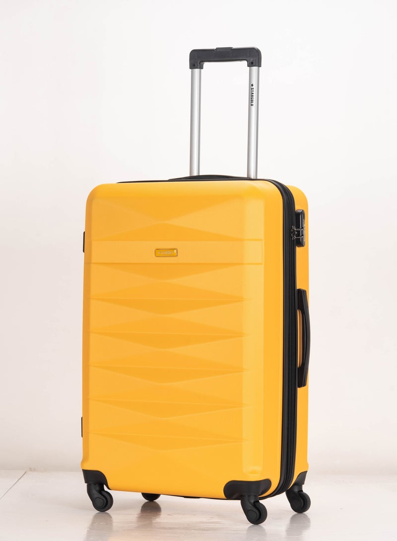 ستارجولد مجموعة أمتعة من 4 قطع، حقيبة سفر صلبة من مادة ABS مع سحاب قابل للتمدد، وعجلات دوارة 360 درجة، وقفل رقمي، وحقيبة سفر خفيفة الوزن بعجلات - Image 3