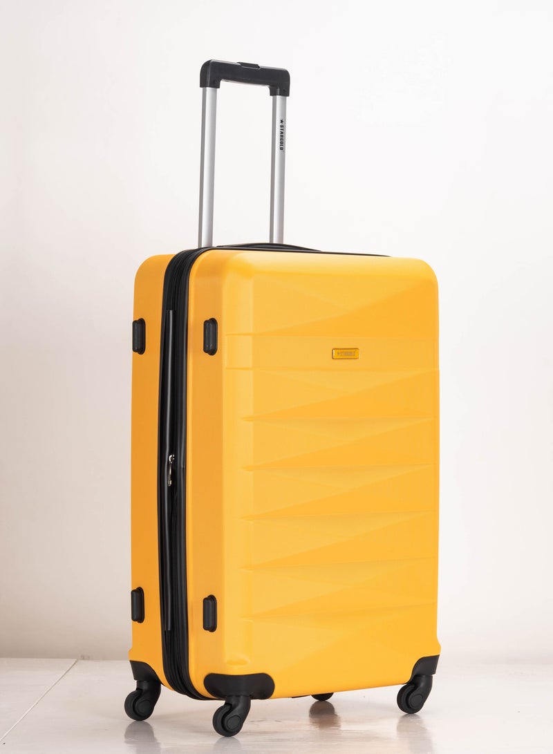 ستارجولد مجموعة أمتعة من 4 قطع، حقيبة سفر صلبة من مادة ABS مع سحاب قابل للتمدد، وعجلات دوارة 360 درجة، وقفل رقمي، وحقيبة سفر خفيفة الوزن بعجلات - Image 4