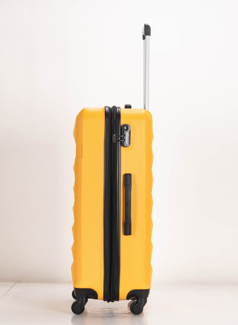 ستارجولد مجموعة أمتعة من 4 قطع، حقيبة سفر صلبة من مادة ABS مع سحاب قابل للتمدد، وعجلات دوارة 360 درجة، وقفل رقمي، وحقيبة سفر خفيفة الوزن بعجلات - Image 5