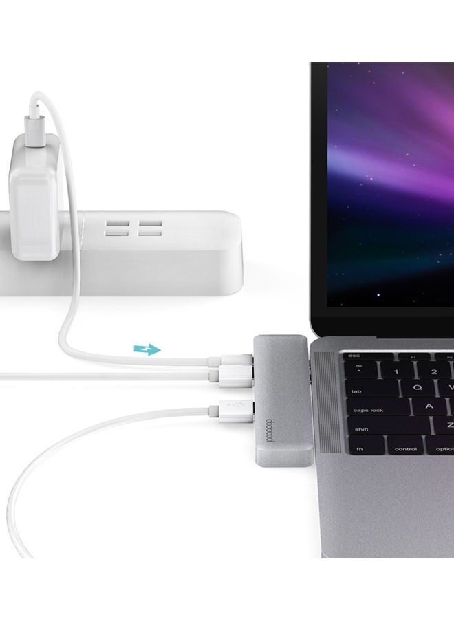 NIBEMINENT 7-In-1 Multiport Hub Grey - Image 5