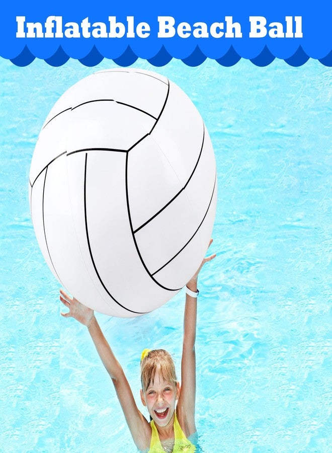 Sonarun 41 Inches Giant Inflatable Basketball Footballs Baseball Volleyball Large Inflatable Beach Ball Sports Pool Ball for Outdoor Activity Summer Sports - Image 4