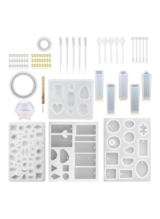 facemile 76-Piece Silicone Casting Molds DIY Jewelry Tools Set - Image 1