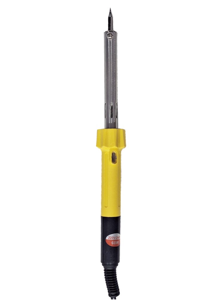 Generic Professional electric soldering iron, 220V and 60W High temperature to ensure fast heating and powerful performance, comfortable anti-slip handle, precision metal tip ideal for delicate electronic soldering work, lightweight and easy to carry  - Image 1