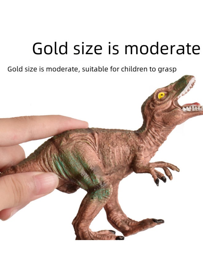 Simulation Dinosaur Solid Static Model Toy Jurassic Retro Tyrannosaurus Rex Animal Stall Children's Toys-Specifications:6 Inch Dinosaur 8 - Image 5