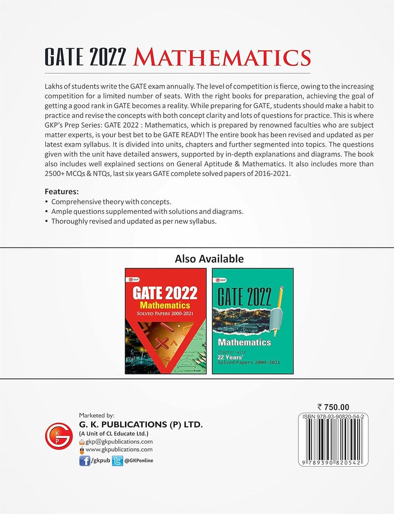 GATE 2022 : Mathematics - Guide  - Image 3