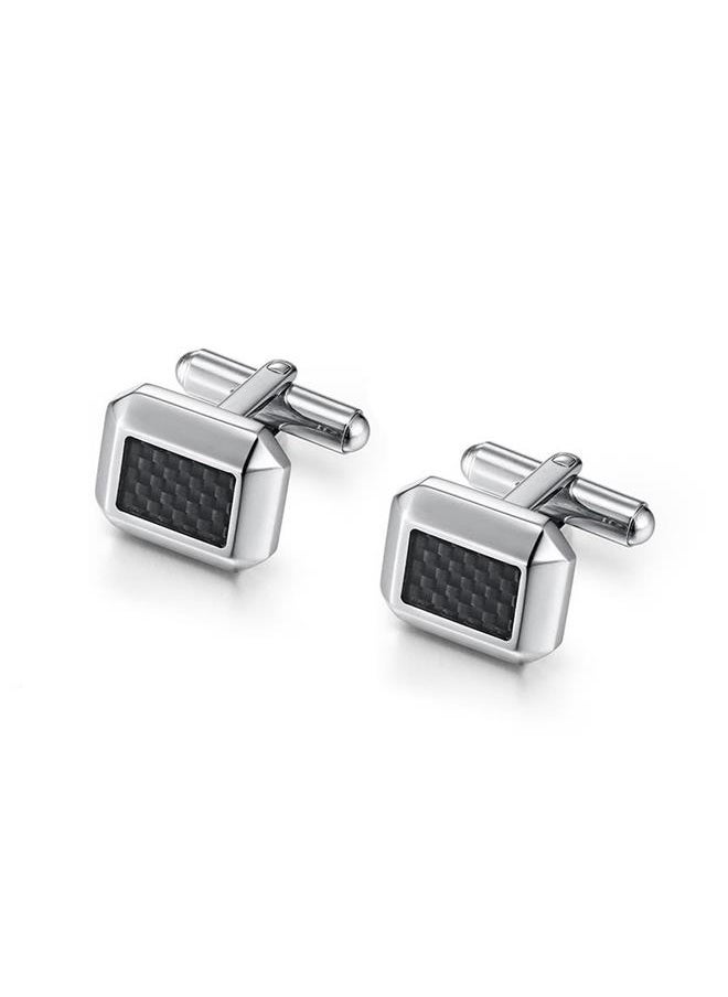 Riblor - Riblor Marcus Cufflinks in Stainless Steel - Image 1