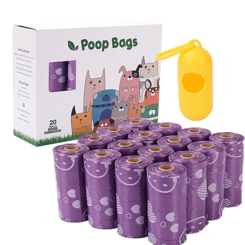 HJ Biodegradable Pet Waste Bags for Outdoor Dog Walking - Image 1