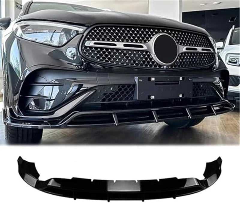 QASULER Front Bumper Lip Spoiler for Mercedes-Benz GLC260 GLC300 - Image 3