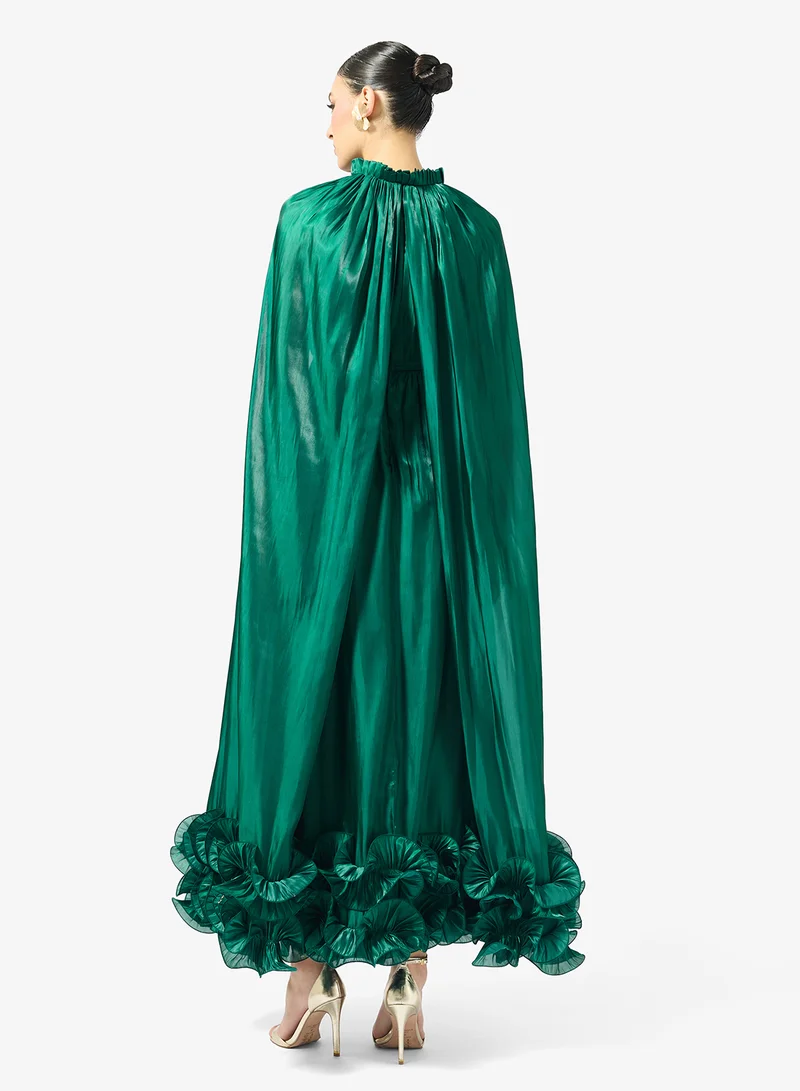Golden Apple  Crinkle With Ruffle Dress for Women | Best Price UAE