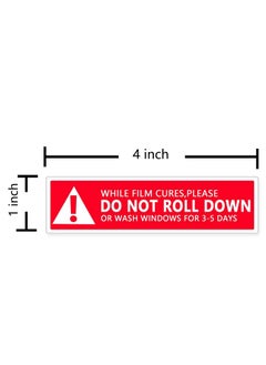 Top label Do Not Roll Down Warning Labels,Windows Film Attention Caution Stickers,4X1 Inch,500 Pcs Per Pack  - Image 3