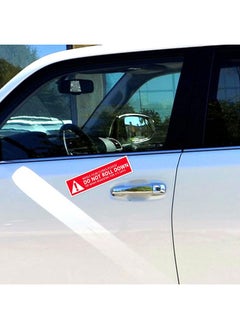 Top label Do Not Roll Down Warning Labels,Windows Film Attention Caution Stickers,4X1 Inch,500 Pcs Per Pack  - Image 4