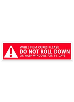 Top label Do Not Roll Down Warning Labels,Windows Film Attention Caution Stickers,4X1 Inch,500 Pcs Per Pack  - Image 2