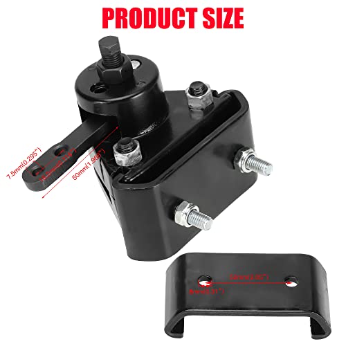 GREHUA Mechanical Disc Brake Caliper and Bracket with Pads Black Kit for Manco 9598 9597 Yerf-Dog ASW Bristers Airheart MB-1 Predator 212cc 196cc 6.5hp GX160 Go Kart Drift Trike Carter Rotor Fun Cart - Image 2