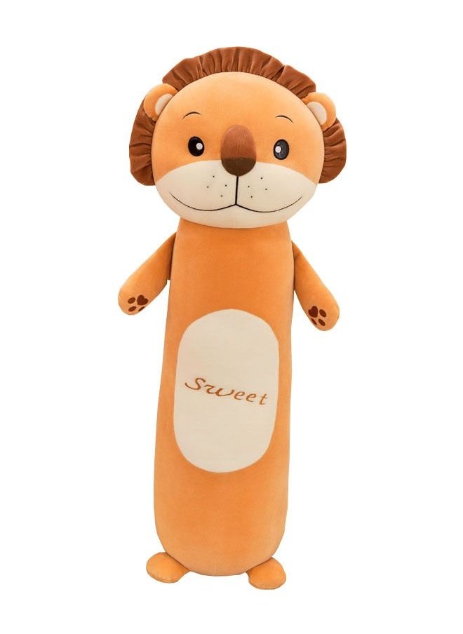 ZCM-HAPPY Lion Pillow Plush Doll Toy Cute and Soft Long Lion Cushion 90 cm 