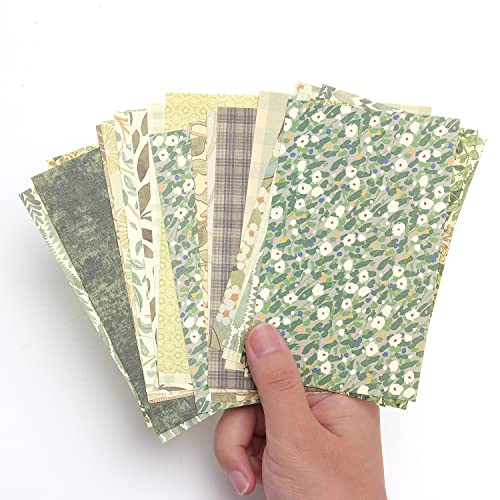 X Hot Popcorn 180 Sheets Vintage Scrapbook Papers Scrapbooking Papers Journaling Supplies Aesthetic Room Decor for Writing Drawing Travel Journal Art Craft Diary Embellishment Supplies Craft Paper - Image 3