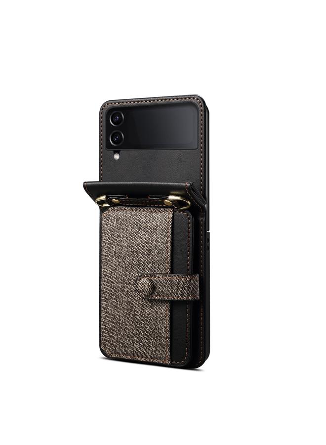 اس-توب جراب قابل للطي لهاتف Samsung Galaxy Z Flip3 بتصميم كروس بودي بلون متناسق - Image 3