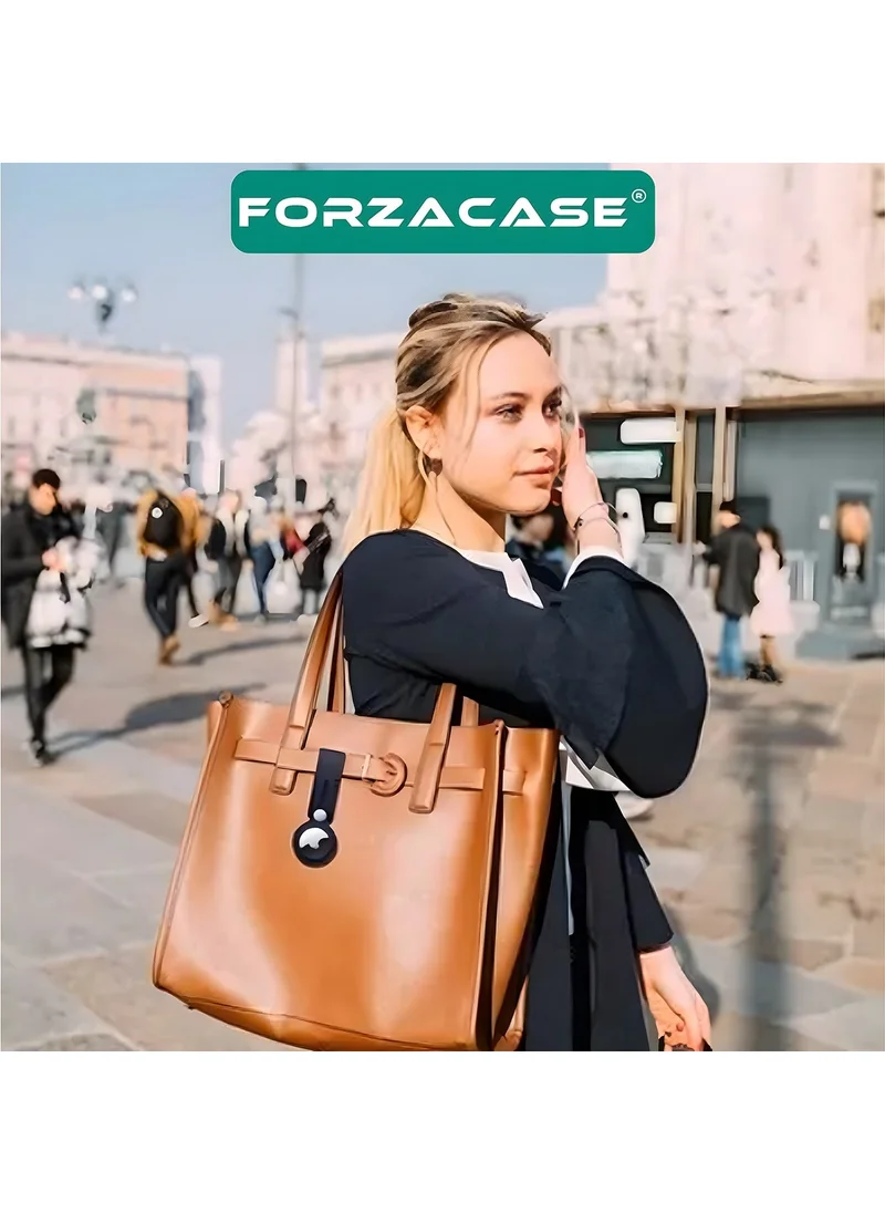Forzacase Anti-Scratch Silicone Protective Case Keychain for Airtag - FC742