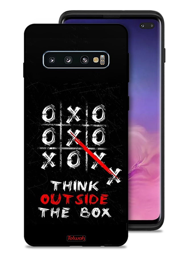 Tolwak Samsung Galaxy S10 Plus Protective Case Cover Think Outside The Box - Image 1