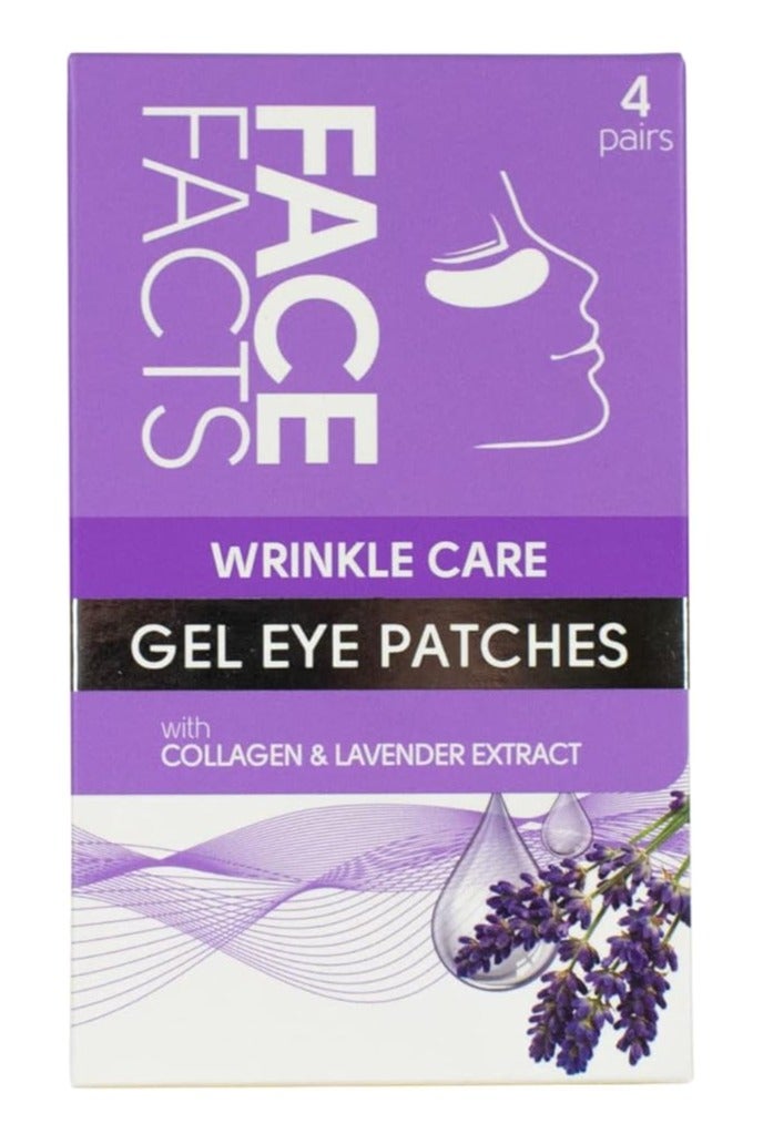 facefacts Pretty Wrinkle Care Gel Eye Patches, Pack of 4 - Image 1