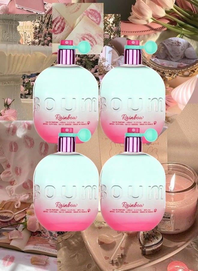 Boum 4 Pieces Boum Rainbow Perfume 100ml EDP - Image 1