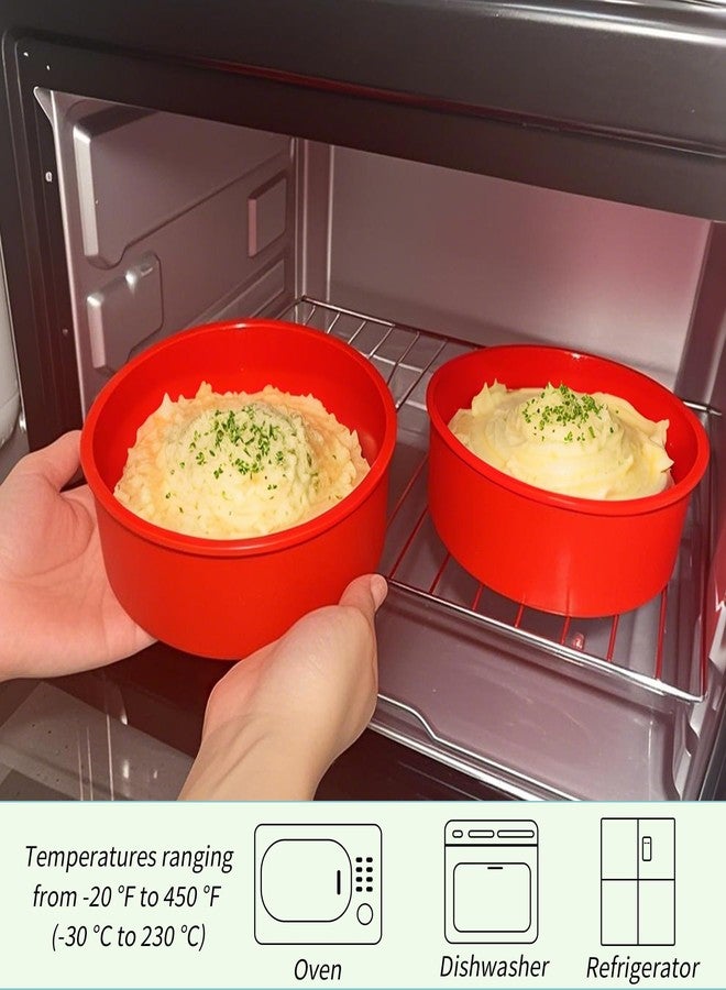 UOUYOO 6 inch Cake Pans(2 Pack) - Image 3