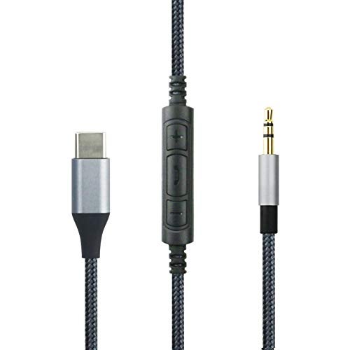 ABLET USB C to 2.5mm Audio Cable Compatible with Bose 700, QC35 QC35ii QC45 Headphone, Remote Volume Mic Compatible with iPhone 15/iPad Compatible with Samsung for Oneplus Android Phone - Image 1