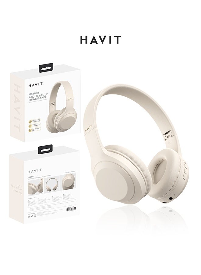 havit Bluetooth Headphones, Adaptive Noise Cancelling Over-ear Headsets，Built-in 200mAh large-capacity battery，Lightweight and Comfortable  - Image 2