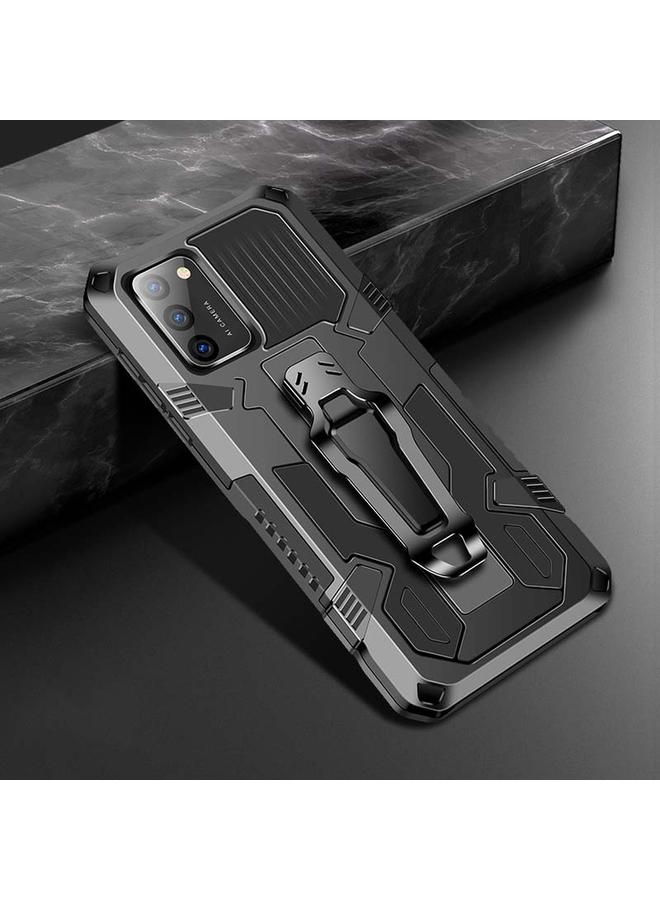 اس-توب جراب لهاتف Samsung Galaxy A03s مقاس 166 مم Armor Warrior مقاوم للصدمات من البولي كربونات + جراب واقٍ من مادة TPU - Image 1