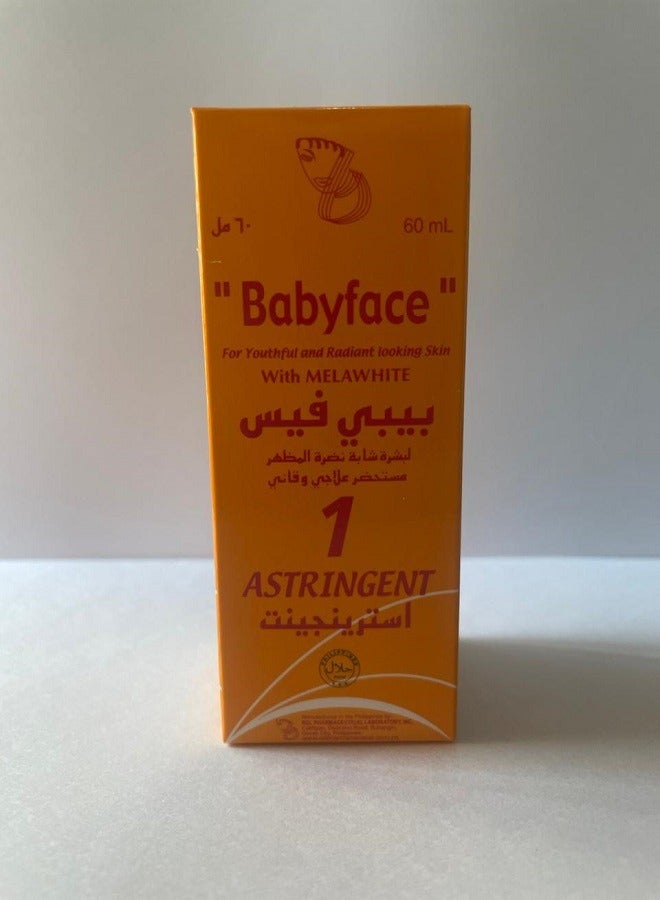 Babyface Astringent With Melawhite Multicolour 60ml - Image 1